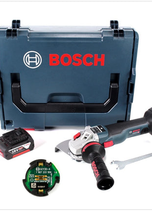 Bosch GWS 18 V-150 SC Professional Akku Winkelschleifer 150 mm in L-Boxx mit GCY 30-4 Connectivity Modul und 1x GBA 6,0 Ah Akku - Toolbrothers