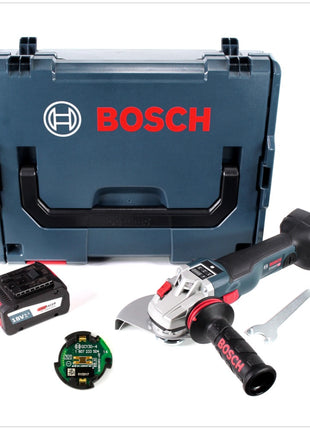 Bosch GWS 18 V-150 SC Professional Akku Winkelschleifer 150 mm in L-Boxx mit GCY 30-4 Connectivity Modul und 1x GBA 6,3 Ah EneRacer Akku - Toolbrothers