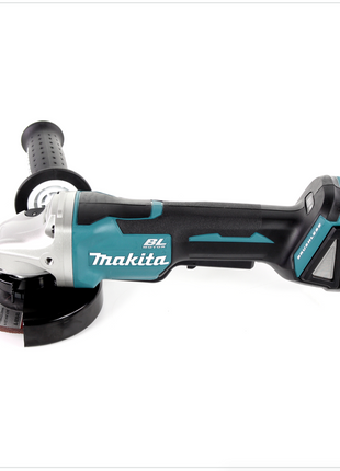 Makita DGA 455 Y1J Akku Winkelschleifer 18 V 115mm Brushless + 1x Akku 1,5Ah + Makpac - ohne Ladegerät - Toolbrothers