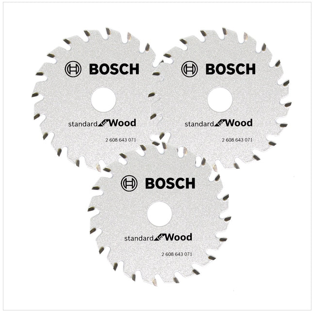 Bosch 3x Kreissägeblatt Optiline Wood ST WO H 85x15-20 85 mm 20 Zähne ( 3x 2608643071 ) - Toolbrothers