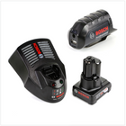 Bosch USB Power Set 12V 1x 4,0Ah Akku + Ladegerät + GAA 12V Akku USB Ladegerät Aufsatz Adapter - Toolbrothers