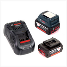 Bosch USB Power Set 18 V mit GAA Professional USB Adapter für 14,4 V / 18 V Akkus + 2x GBA 18V 3,0 Ah Li-Ion Einschub Akku + 1x Schnell Ladegerät GAL 1880 CV - Toolbrothers