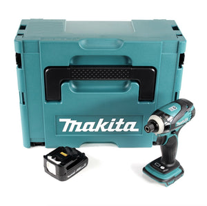 Makita DTD 134 Y1J 14,4 V Li-Ion Akku Schlagschrauber Solo im Makpac + 1x 1,5 Ah Akku - ohne Ladegerät