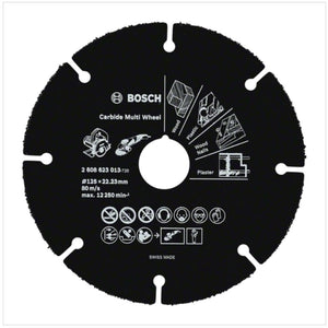 Bosch Carbide Multi Wheel Hartmetall Trennscheibe 125 mm ( 2608623013 )
