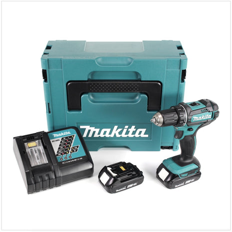 Makita DDF 482 RAJ Akku Bohrschrauber 18 V 62 Nm + 2x Akku 2,0 Ah + Ladegerät + Makpac - Toolbrothers