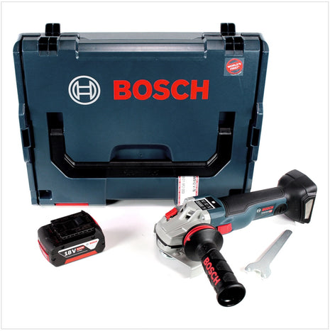 Bosch GWS 18 V-125 SC Professional Akku Winkelschleifer 125mm brushless in L-Boxx mit 1x GBA 6,0 Ah Akku - Toolbrothers