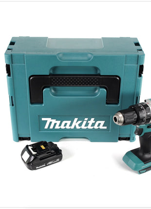 Makita DHP 484 Y1J 18V Brushless Li-Ion Akku Schlagbohrschrauber im Makpac inkl. 1x BL 1815 N 1,5 Ah Akku - ohne Ladegerät - Toolbrothers