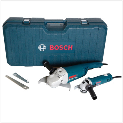 Bosch Professional GWS 22-230 JH Winkelschleifer 2200 W 230mm + GWS 850 C Winkelschleifer 850 Watt 125mm in Transportbox ( 0615990H1Z ) - Toolbrothers