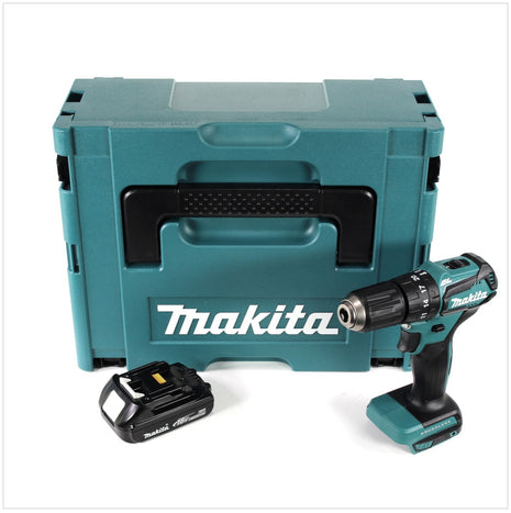 Makita DHP 483 Y1J cordless impact drill 18V 40Nm in Makpac + 1x 1.5 Ah battery - without charger