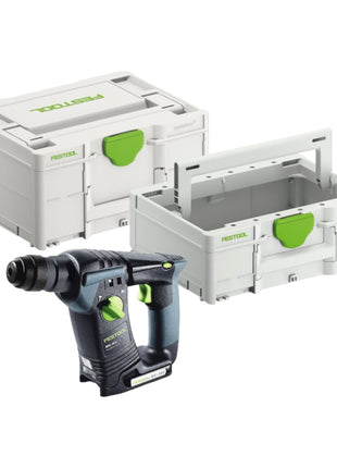 Festool BHC 18-Basic Marteau perforateur sans fil 18 V 1,8 J SDS Plus Brushless ( 577600 ) + Systainer + Systainer ToolBox SYS3 TB M 137