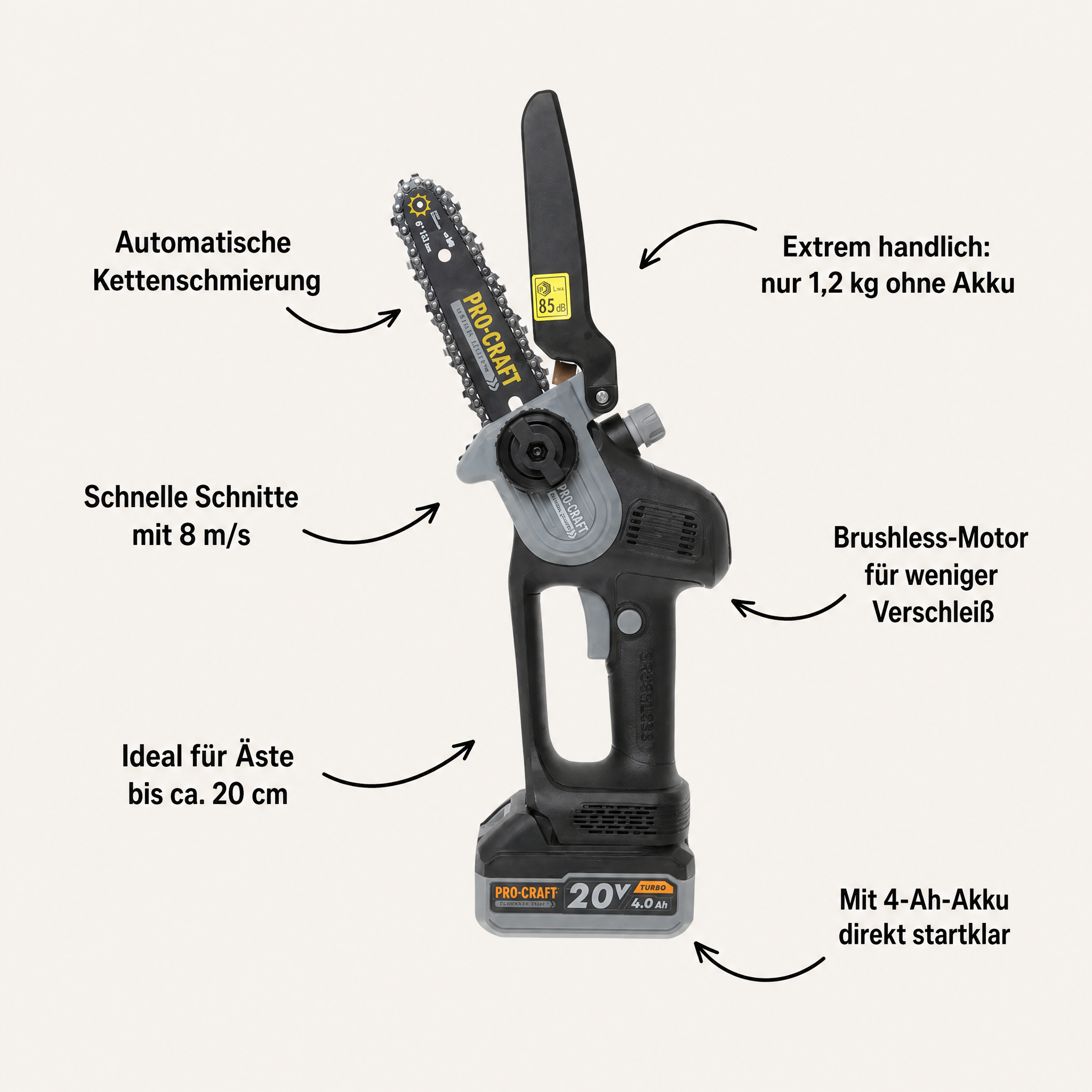 Procraft Hoch-hinaus Garten Set CCS20