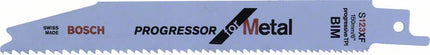 Bosch 5 Säbelsägeblätter 150 mm Progressor for Metal S 123 XF / S123XF ( 2608654402 ) - Toolbrothers