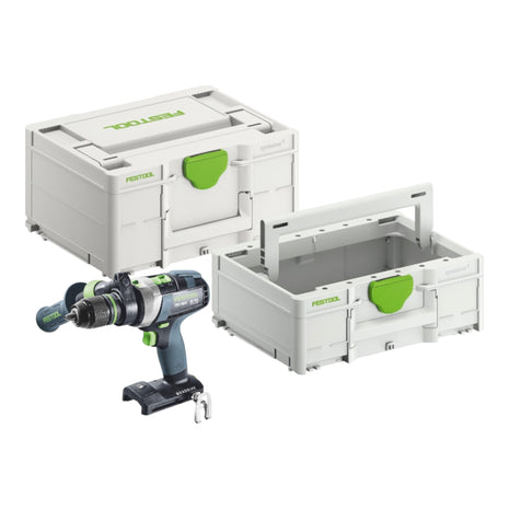 Festool TPC 18/4 I-Basic trapano a percussione a batteria 18 V 75 Nm ( 575604 ) Brushless + Systainer + Systainer ToolBox SYS3 TB M 137